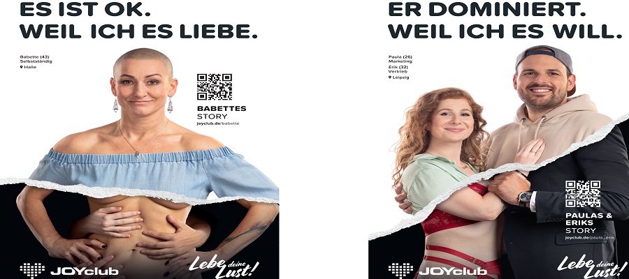 Lebe deine Lust: JOYclub lanciert Kampagne für Sexpositivität